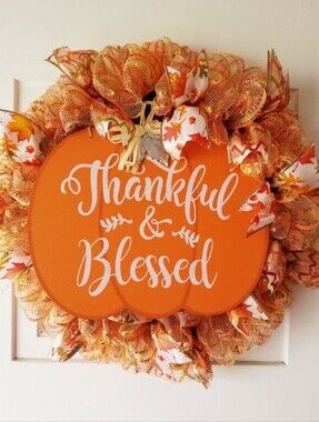 Fall Deco Mesh Wreath
